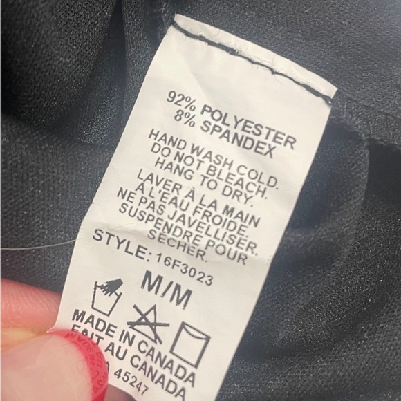 Michael Tyler Black & White Abstract Patterned Long Sleeve Sheath Dress  Size M - Picture 8 of 13